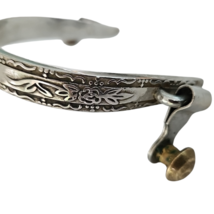 Western Horse Spurs Womens Rose Engrave Shanks - £19.74 GBP