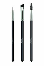 NEW SEALED AESTHETICA 3 Piece Eye Trio Brushes Set Eyeliner Brow and Spo... - $111.65 MXN