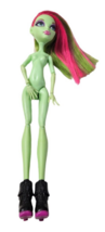 Monster High Venus McFlytrap Ghoul Spirit Doll Boots Only Toy Shaved Head 2008 - £19.60 GBP