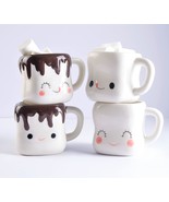 Marshmallow Mugs Set of 4 Cute Marshmallow Cups - €10,96 EUR