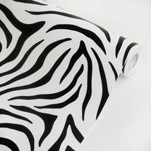 Animal Zebra - Self-Adhesive Wallpaper Home Decor(Roll) - £19.71 GBP