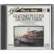 Giacomo Puccini Giuseppe Verdi CD 1993 Excelsior Classic Gold Slovak Orchestra - £7.19 GBP