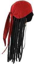 PIRATES OF THE CARIBBEAN JACK SPARROW HEAD WRAP WITH DRADS FOR ADULTS AN... - $21.66