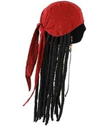 PIRATES OF THE CARIBBEAN JACK SPARROW HEAD WRAP WITH DRADS FOR ADULTS AN... - £17.31 GBP