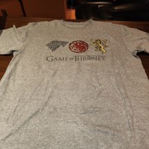 Game of Thrones T-Shirt - HBO Licensed Size XL Gray Shirt - £5.29 GBP