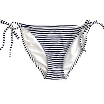 Xhilaration Juniors Blue White Striped String Bikini Bottom Swim Suit S XL - £9.02 GBP