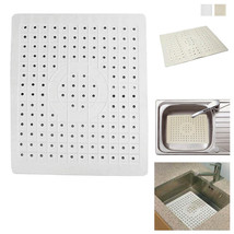 10" X 12" Kitchen Sink Drain Mat Pad Protector Non-Slip Rubber Durable Sink Grid - £15.71 GBP