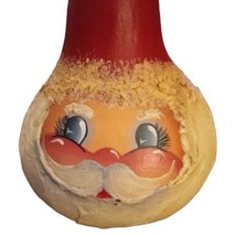 Vtg 1991 Handpainted Santa Claus Christmas Gourd Holiday Decor Ornament 6&quot;x4&quot; - £29.37 GBP