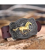 KDG Vintage Celtic Knot Belt Buckle Western Cowboy Horse - $10.29