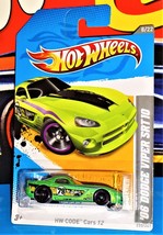 Hot Wheels 2012 HW Code Cars Series #233 &#39;06 Dodge Viper SRT10 Green w/ OH5SPs - £3.24 GBP