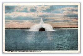 Cobb&#39;s Hill Reservoir Fountain Rochester New York  NY WB Postcard H22 - £1.54 GBP