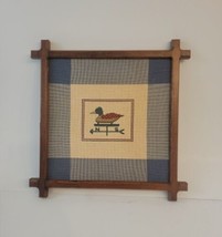 Vintage Duck Weathervane Framed Cross-stitch   - £11.64 GBP