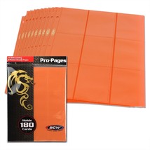 20 pks of 10 (200) BCW Std Sized Card 18-Pocket Side Loading Org Pro Bin... - £55.13 GBP
