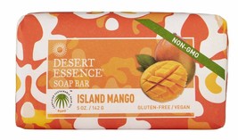 Desert Essence Island Mango Soap Bar - 5 Oz - Cleanses, Nourishes, Hydrates &amp;... - £8.85 GBP