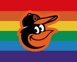 Baltimore Orioles Pride Flag 3x5ft Banner Polyester Baseball World Serie... - $15.99