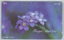 Forget Me Not Japan NTT Phone Card - £15.08 GBP