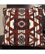 Ralph Lauren Aztec Navy &amp; Rust Southwestern 20x20 Decorative Pillow New - $97.05 CAD