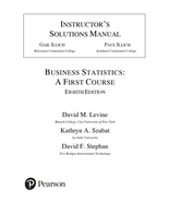 Solution Manual for Business Statistics A First Course 8th Edition David... - $17.99