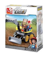 Sluban Kids Tractor Excavator Building Blocks 132 Pcs set Building Toy S... - €10,27 EUR