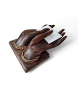 Business Card Holder Solid Wood Office Practice Reception - $48.72 CAD