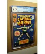 CAPTAIN MARVEL 1 *CGC 7.5 WHITE PAGES* GENE COLAN ART SILVER AGE KEY JS65 - $236.61