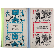 Junior Deluxe Editions Hardcover vintage lot 2 Toby Tyler Little Lord Fauntleroy - £6.87 GBP