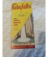 Vintage Visit Ruby Falls Chattanooga Tennessee Brochure - €4,32 EUR