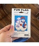 Vintage Ames Fun Flags “Snow Friends” 28x40” - €12,18 EUR
