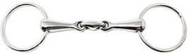 Stainless Steel Loose Ring Dog Bone Snaffle Horse Pony Bit 4 1/2&quot; Mouth ... - $460.39 MXN