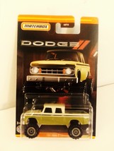 Matchbox 2022 #5 / 12 Green 1968 Dodge D-200 Pickup Dodge Card Series MOC - £7.85 GBP