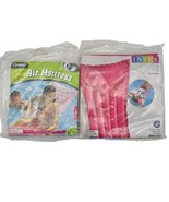 Set of 2 Inflatable Air Mattress for Pools both Pink NIP Unopened 72x27 - £7.01 GBP