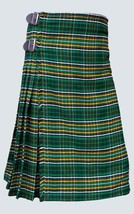 Ireland&#39;s National Mod Acrylic Wool Scottish 8 Yard Kilt 16oz Heavy Weight - $96.95