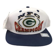 Vintage Green Bay Packers Logo 7 Embroidered NFC Champions Snapback Hat ... - £46.54 GBP
