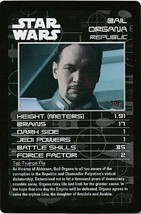 BAIL ORGANA Star Wars Top Trumps Card Game Card by Disney Brand New - £2.37 GBP