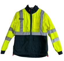 JORESTECH Safety 4 in 1 Windbreaker Reversible Jacket Yellow/Lime/Gray  - £46.79 GBP