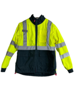 JORESTECH Safety 4 in 1 Windbreaker Reversible Jacket Yellow/Lime/Gray  - $1,128.81 MXN