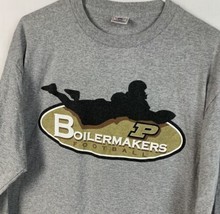 Vintage Purdue Boilermakers T Shirt NCAA Football Long Sleeve Men’s Large - £19.97 GBP