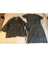 Vtg 1950s-60s Hawaiian Casuals Dress belt &amp; jacket Designer Made Honolul... - $4,241.05 MXN