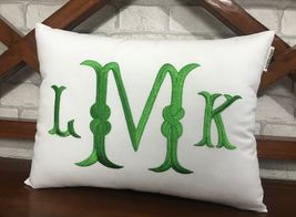 Embroidered Pillow With Names, Monogram Pillow, Personalised Name Gifts, - $30.99+