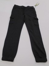 Mens Ultra Soft Fleece Tapered Cargo Pants - Goodfellow &amp; Co Charcoal Gray S - £20.49 GBP