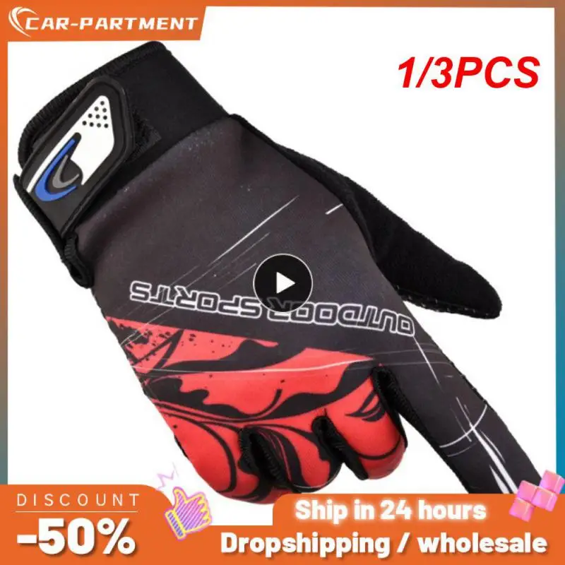 1/3PCS Men Winter Motorcycle Gloves Touch Screen Waterproof Windproof Sp... - $12.98+