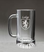 Lodge Irish Coat of Arms Glass Beer Mug (Sand Etched) - $28.00