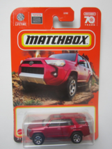 Matchbox Red Toyota 4Runner 70 Years Anniversary Ages 3+ 1:64 New! - £9.48 GBP