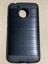 Motorola Moto E4 Hard Phone Case, Black~Preowned - $2.13