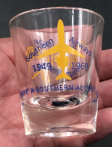 1969 Southern Airways 20 Years of Southern Style Hospitality Shot Glass - $13.99