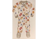 Burt&#39;s Bees Baby Sleep &amp; Play Pajamas Footed Pjs Organic Peanut Butter J... - $12.99