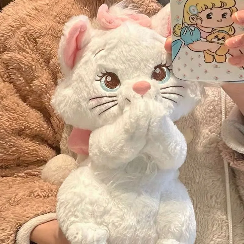 Disney cute cartoon Marie Cat Plush Toys Disney cute Soft Stuffed Dolls  Animal - £19.67 GBP