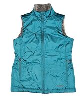 Marmot Reversible Quilted Puffer Vest Womens M Teal Full Zip Jacket Oute... - €25,24 EUR