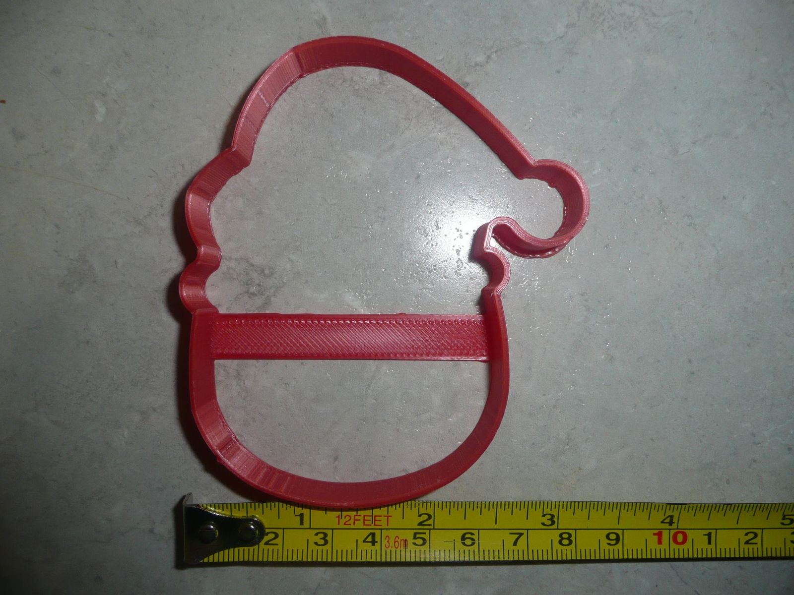 Santa And Mrs Claus Round Faces Outlines Set Of 2 Cookie Cutters USA PR1542 Item image 4