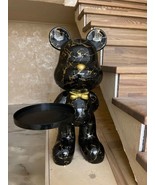 Bear Buttler Table, Bear Statue Home Decor , Bar Bear Serving Tray, Barware - $825.56 CAD